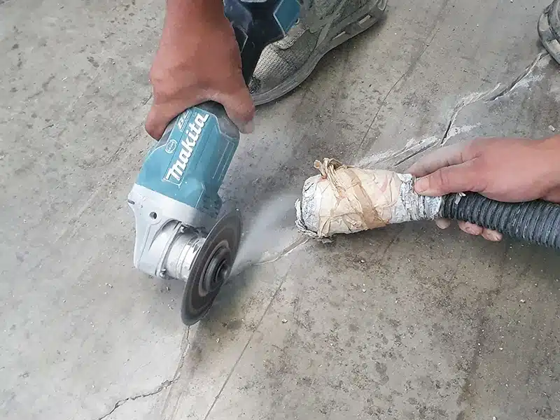 Intervento di ristrutturazione di un pavimento in calcestruzzo a Mantova