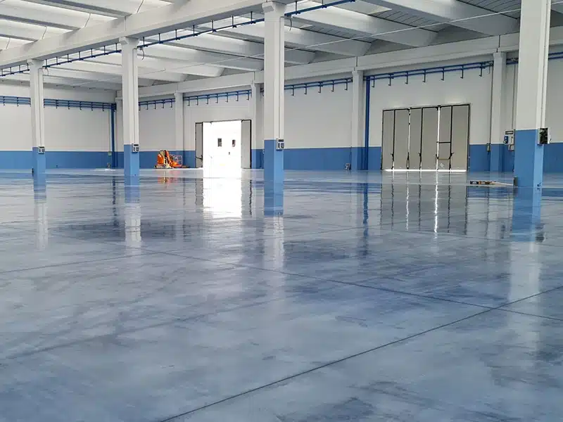 Pavimento in resina per un parcheggio di un centro commerciale